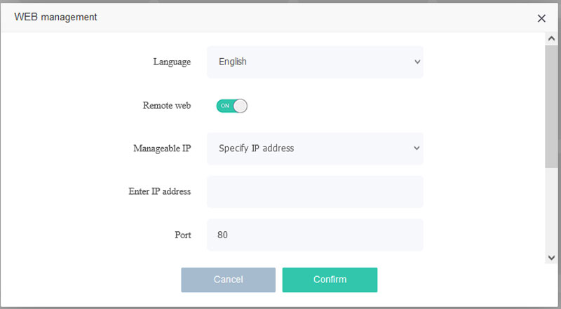 Manage router remote